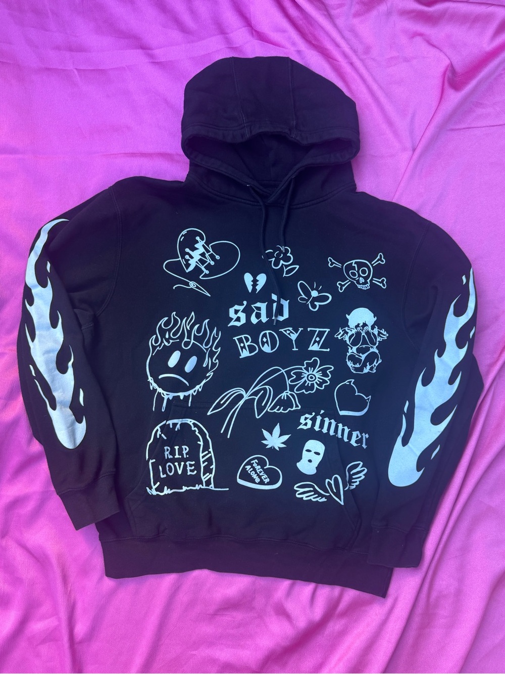 🖤Sad Boyz Tattoo Hoodie🖤